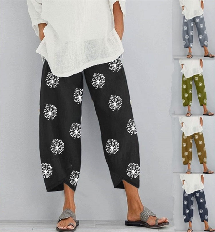 Jolissa - Kurze Hose Mit Löwenzahn Muster