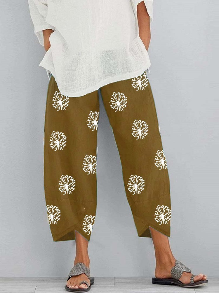 Jolissa - Kurze Hose Mit Löwenzahn Muster