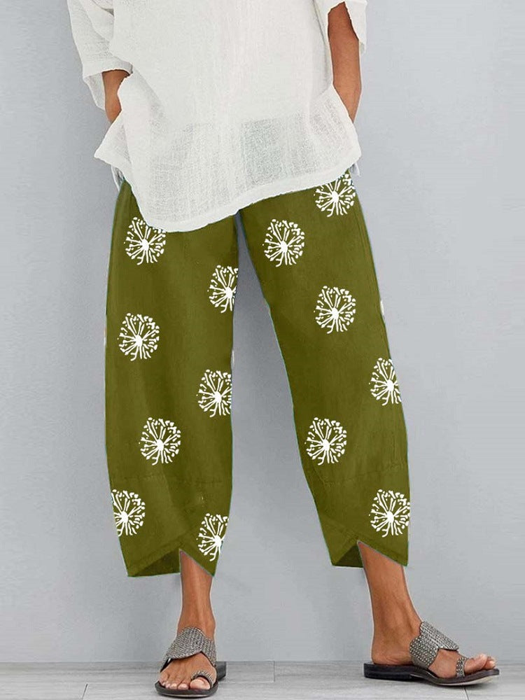 Jolissa - Kurze Hose Mit Löwenzahn Muster
