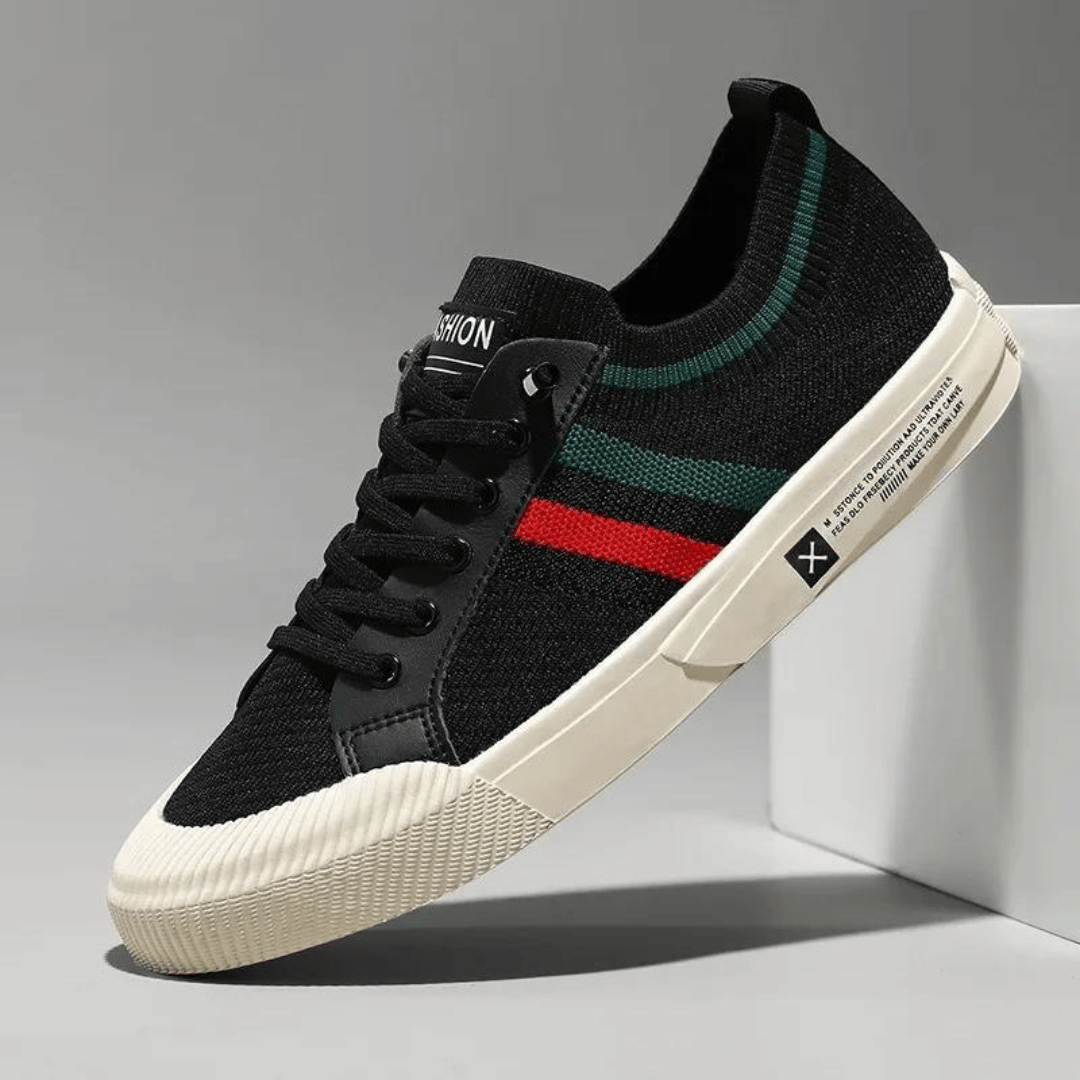 WILHELM | John Herren Sommer Schnürschuhe aus atmungsaktivem Strickmaterial