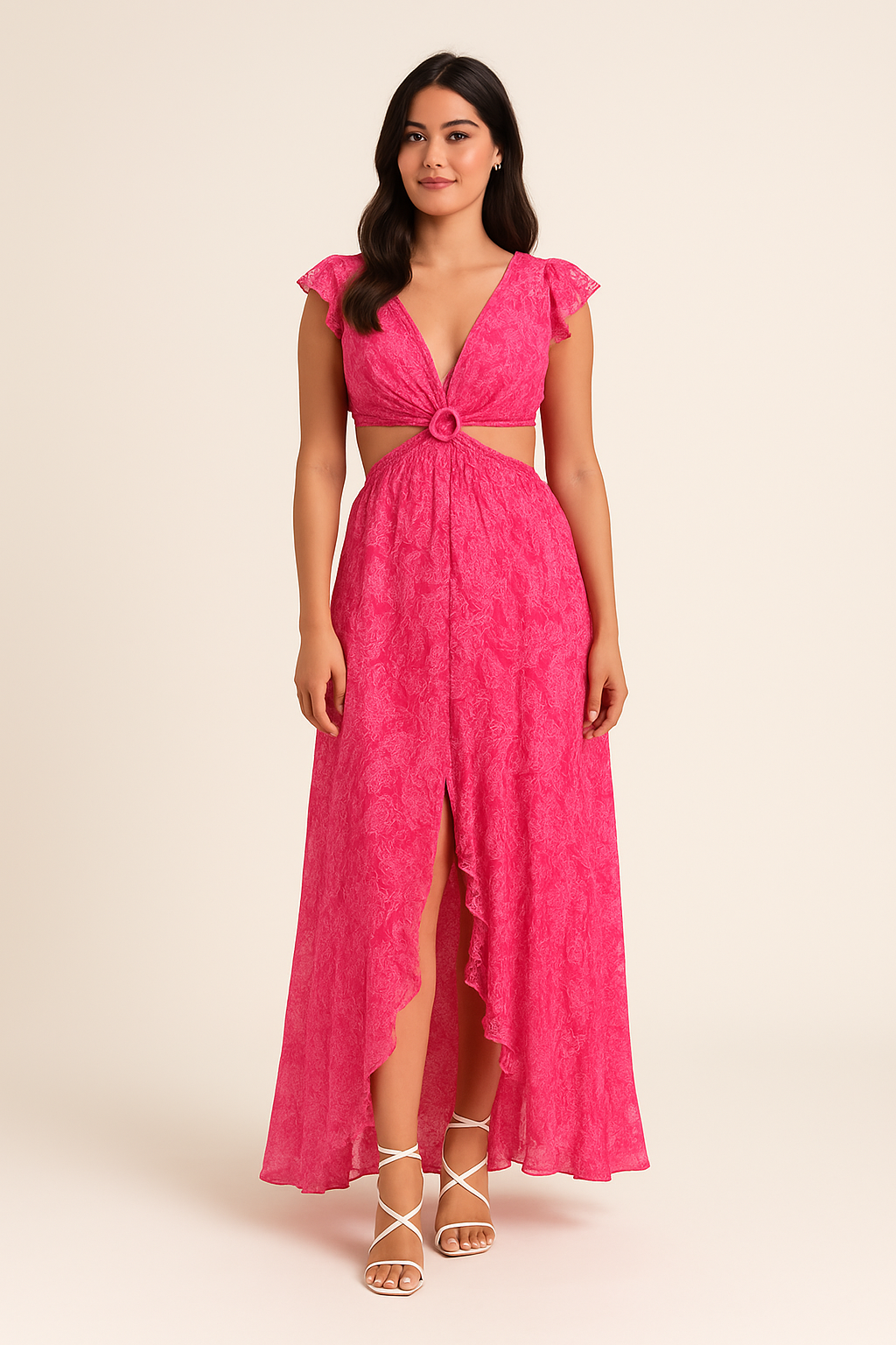 WILHELM | Damen Maxikleid mit Blumenprint - luftig & leicht