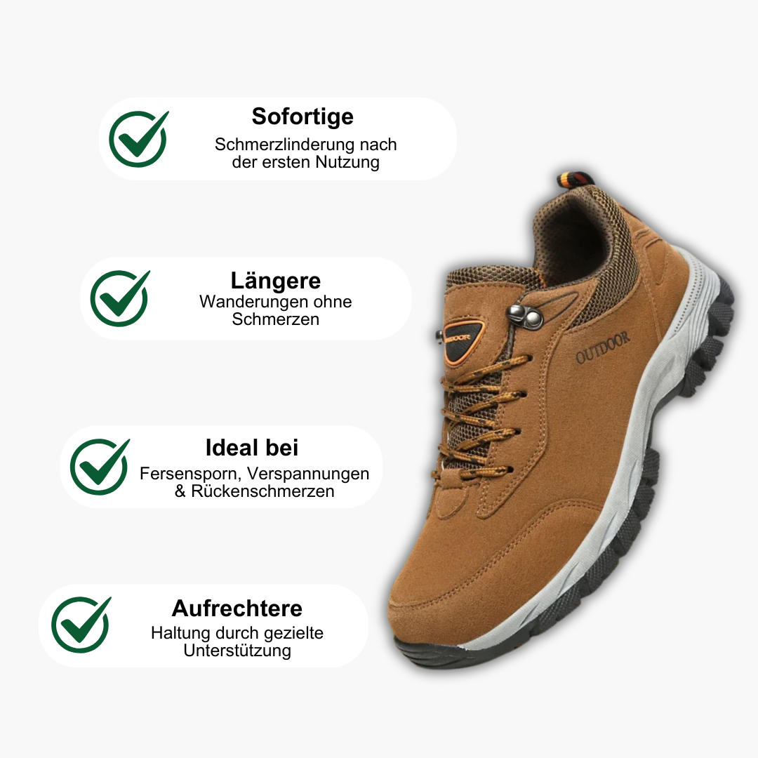 Orthopädische Wanderschuhe + GRATIS Einlegesohlen