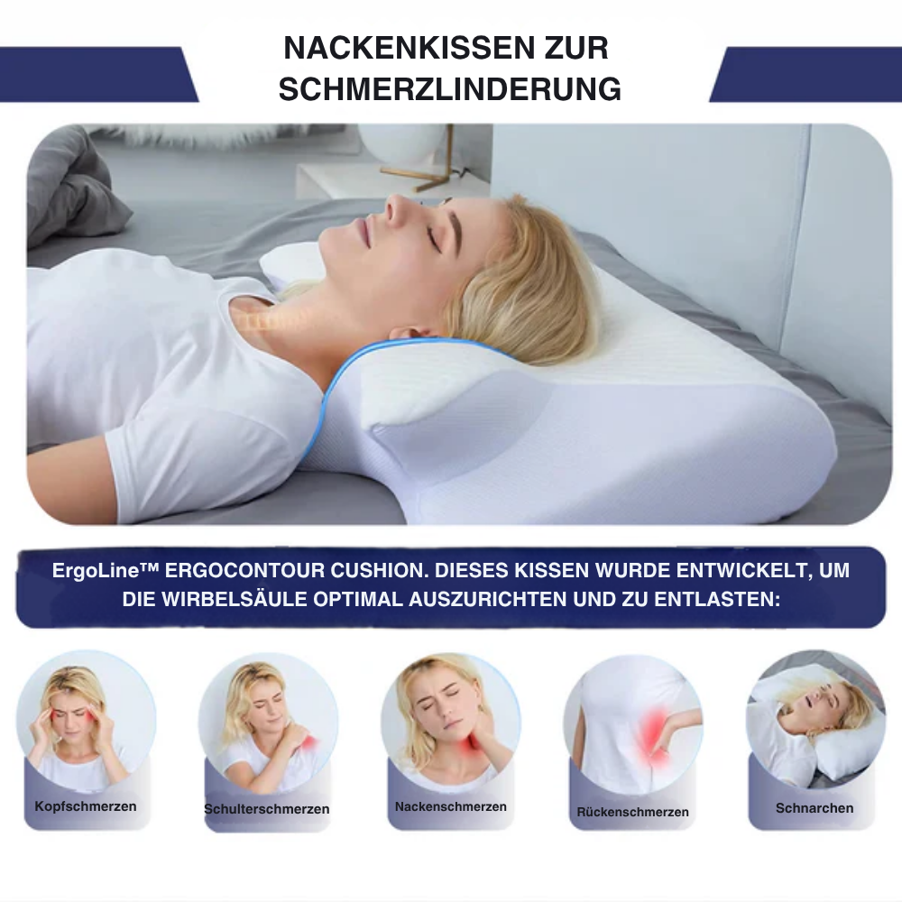 ErgoPillow™ | Ergonomische Stütze für die ganze Nacht