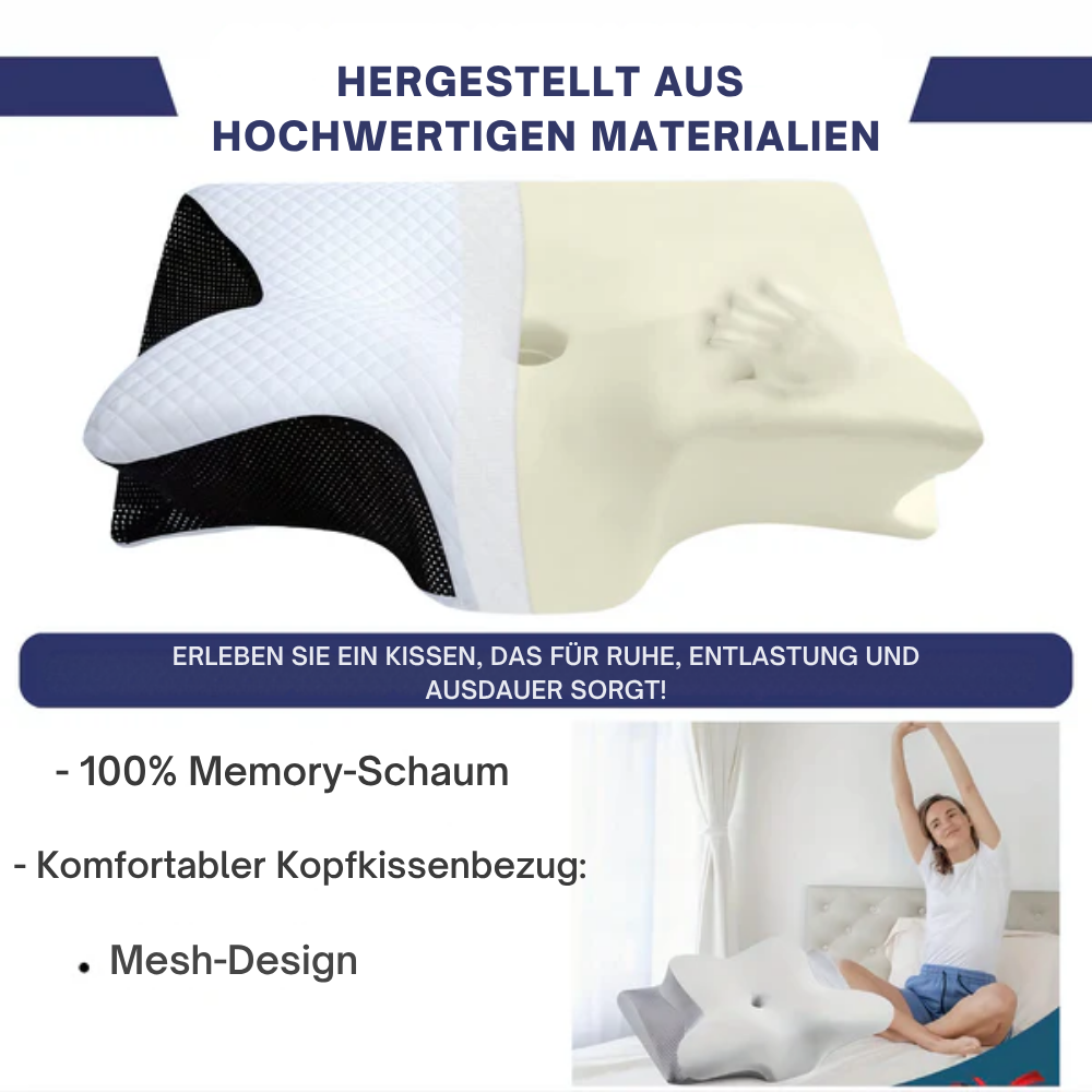 ErgoPillow™ | Ergonomische Stütze für die ganze Nacht