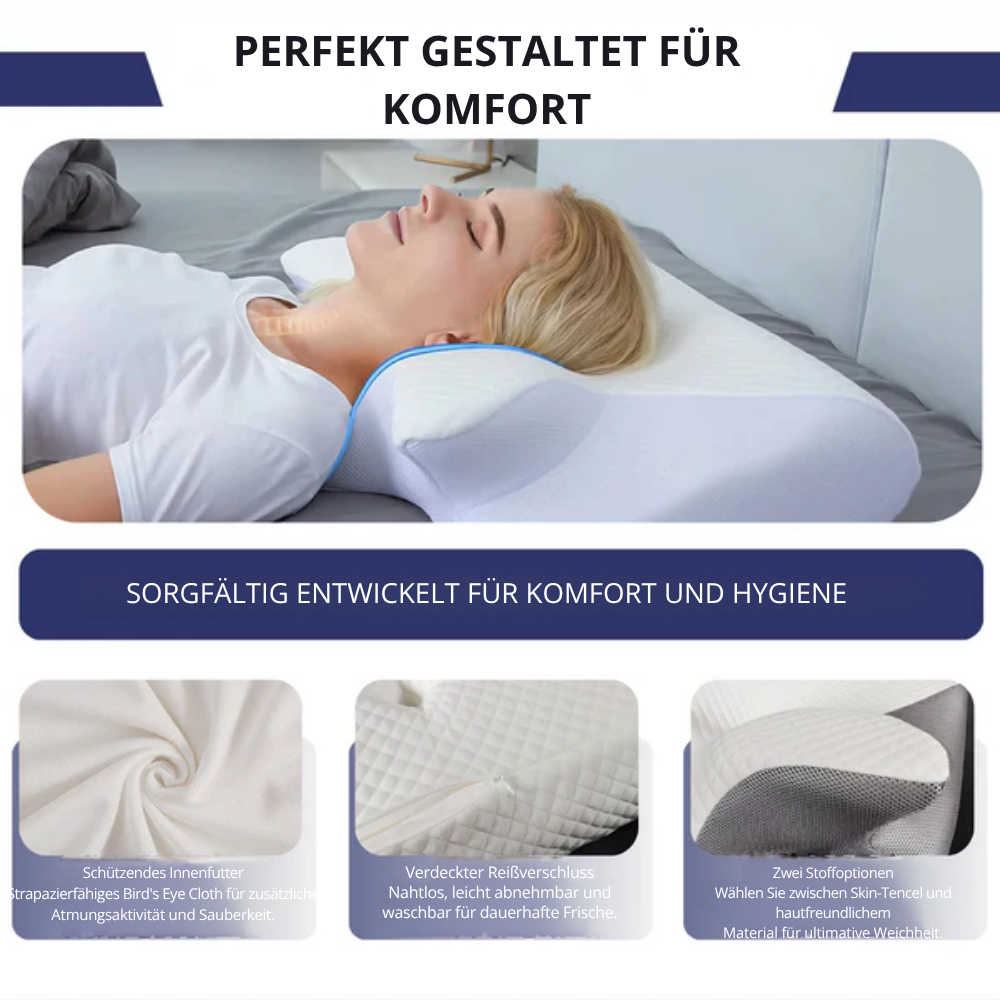 ErgoPillow™ | Ergonomische Stütze für die ganze Nacht