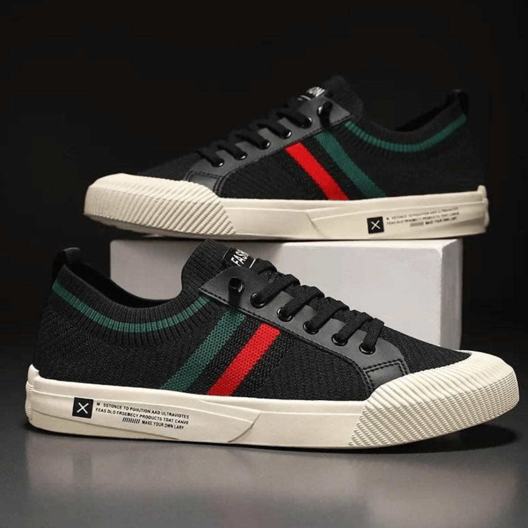 WILHELM | John Herren Sommer Schnürschuhe aus atmungsaktivem Strickmaterial