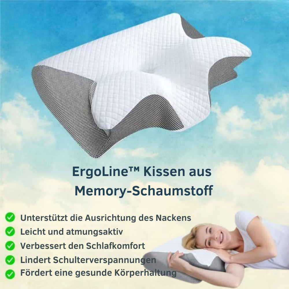 ErgoPillow™ | Ergonomische Stütze für die ganze Nacht