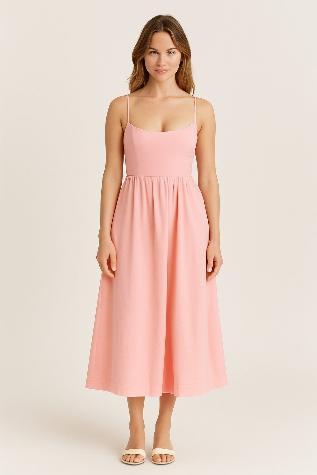 WILHELM | Atmungsaktives Damen A-Linien Midikleid
