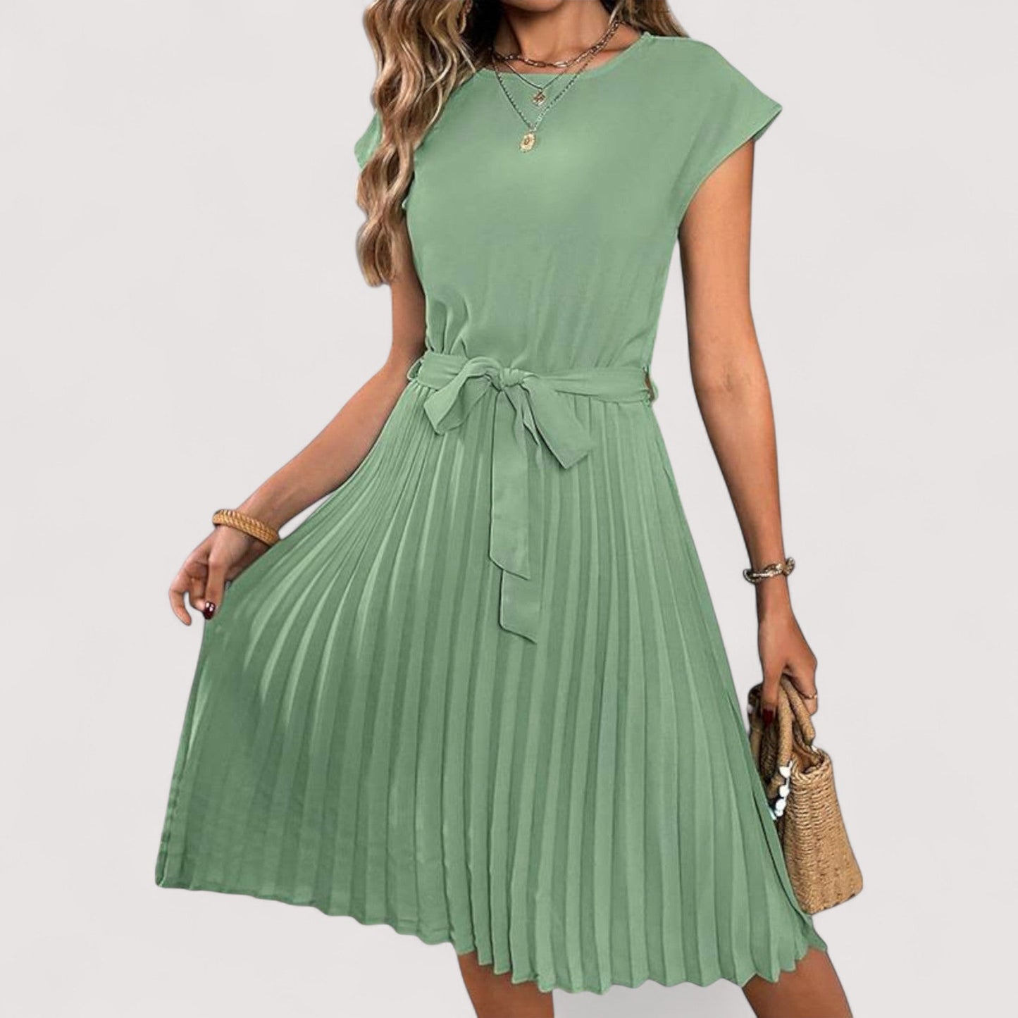 Damen Sommerkleid elegant locker Passform leicht atmungsaktiv vielseitig bequem