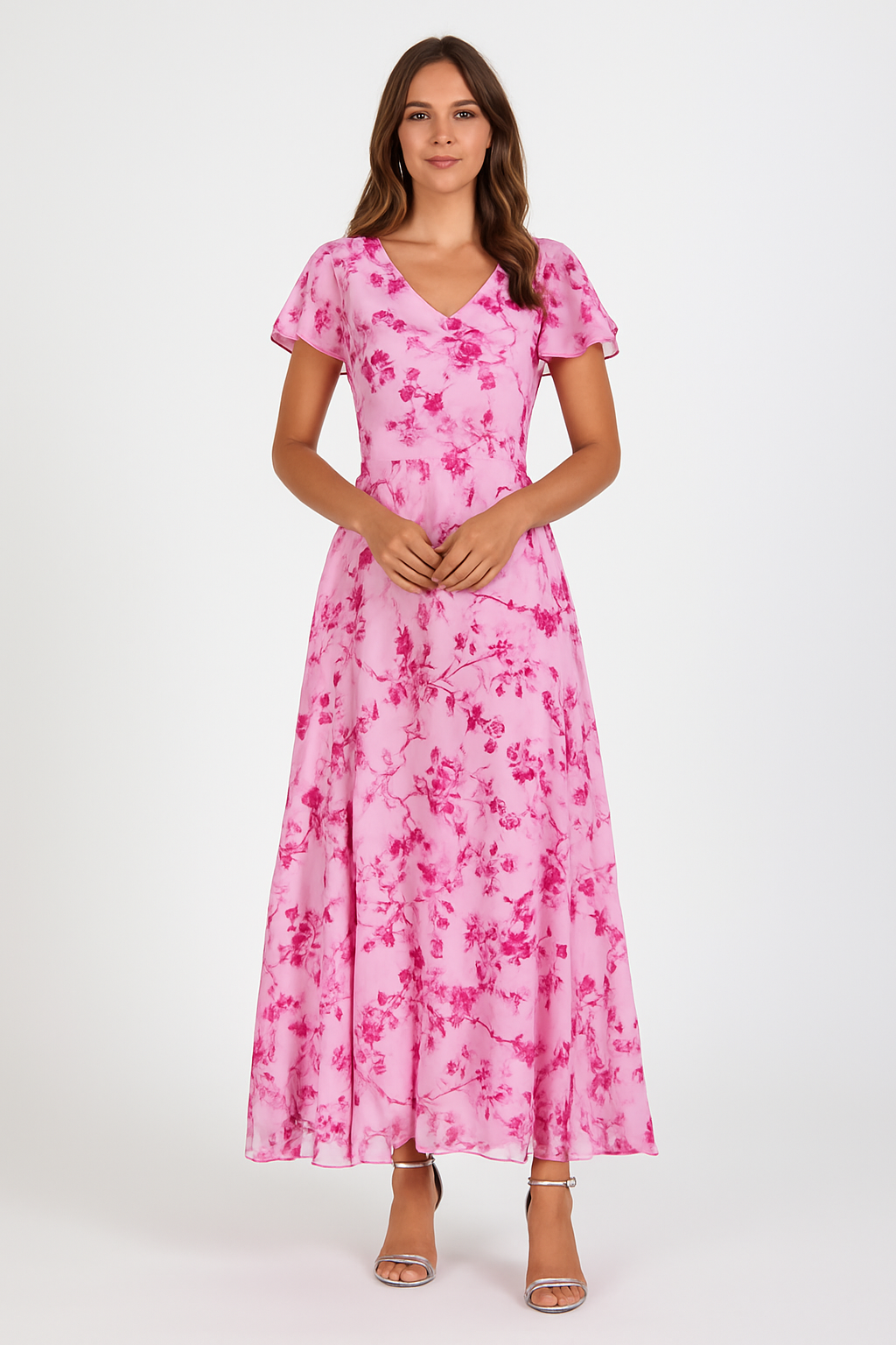 WILHELM | Atmungsaktives Damen Midikleid elegant für Sommer