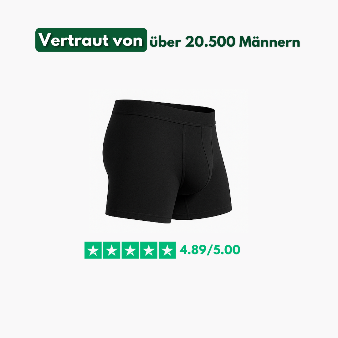 ManDry Inkontinenz-Boxershorts für Herren - 300ML Saugfähigkeit