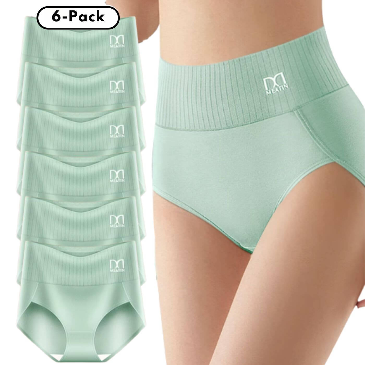 Damen High Waist Slip nahtlos figurformend bequem Perioden Unterwäsche