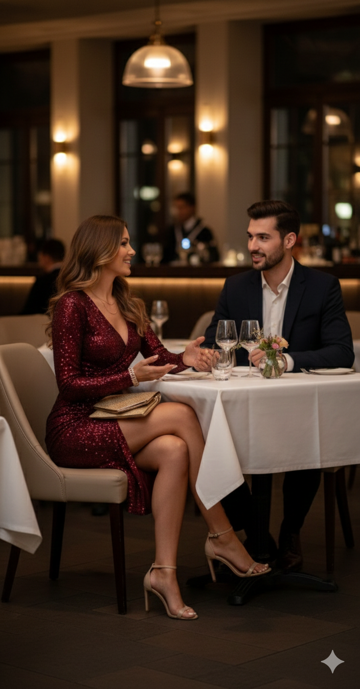 Damen Glitzerkleid elegant figurbetont kurzarm Party Abendkleid funkelnd