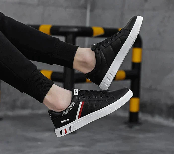 WILHELM | Herren Sneaker Low mit Struktur für Alltag