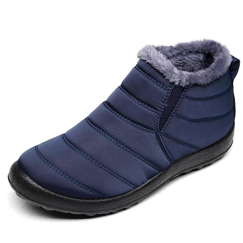 Herren Winterstiefel Slip-On wasserdicht gefüttert