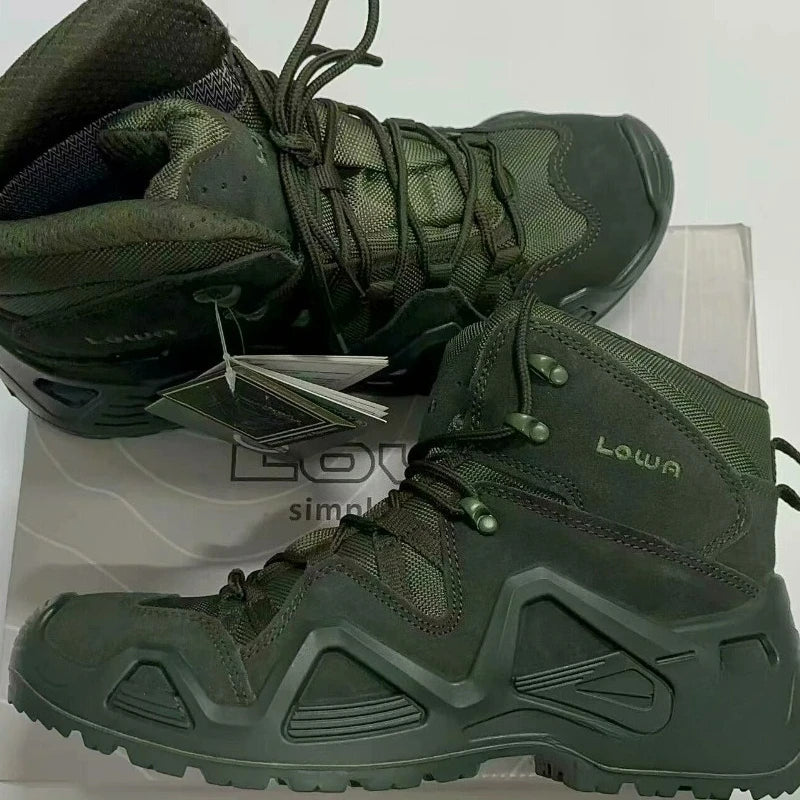 Herren Stiefel über Knöchel mit genähter Oberkonstruktion, robuster Alltagsschuh ohne Metallkappe