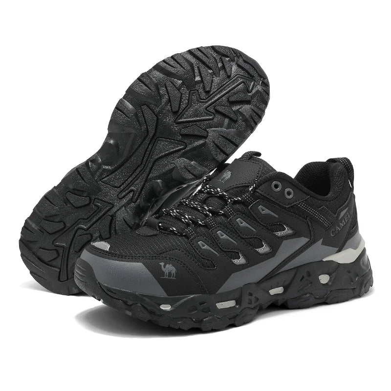 Bergige Weiß Grau rutschfest Outdoor Wanderschuhe mit profilierter Sohle