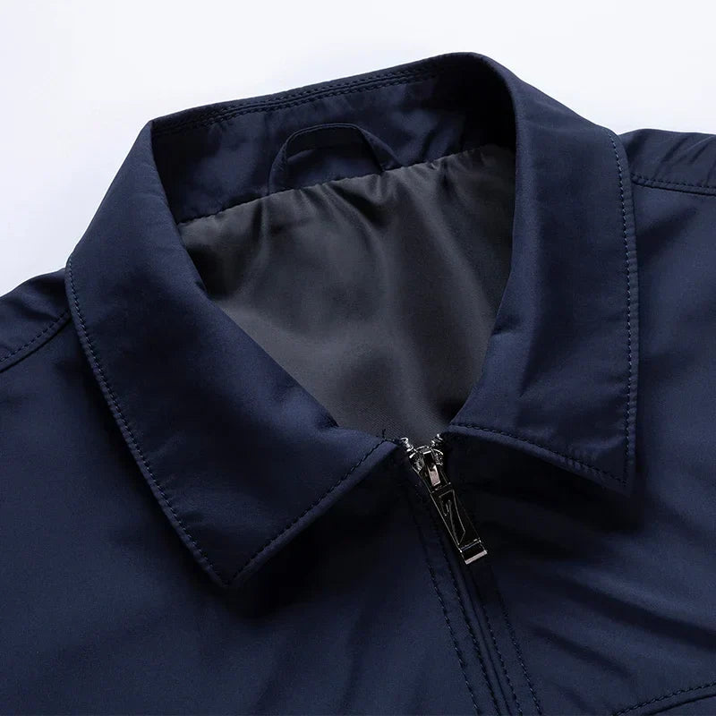 Herren Business Casual Jacke Langarm Slim Fit Leicht Atmungsaktiv Büro Freizeit Übergangsjacke