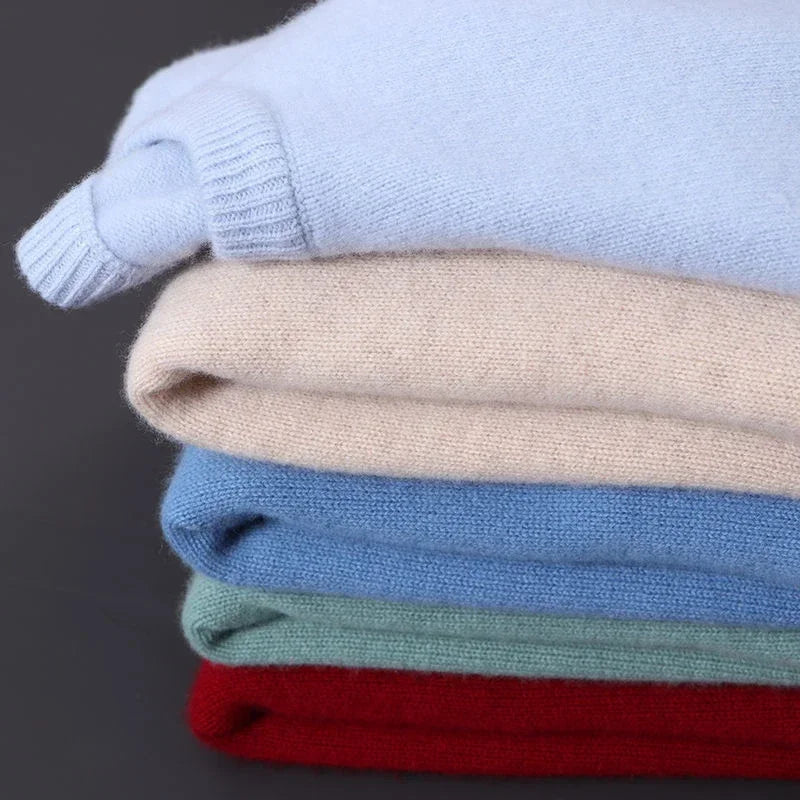 Herren Strickpullover Rundhals tailliert leicht bequem atmungsaktiv Langarm