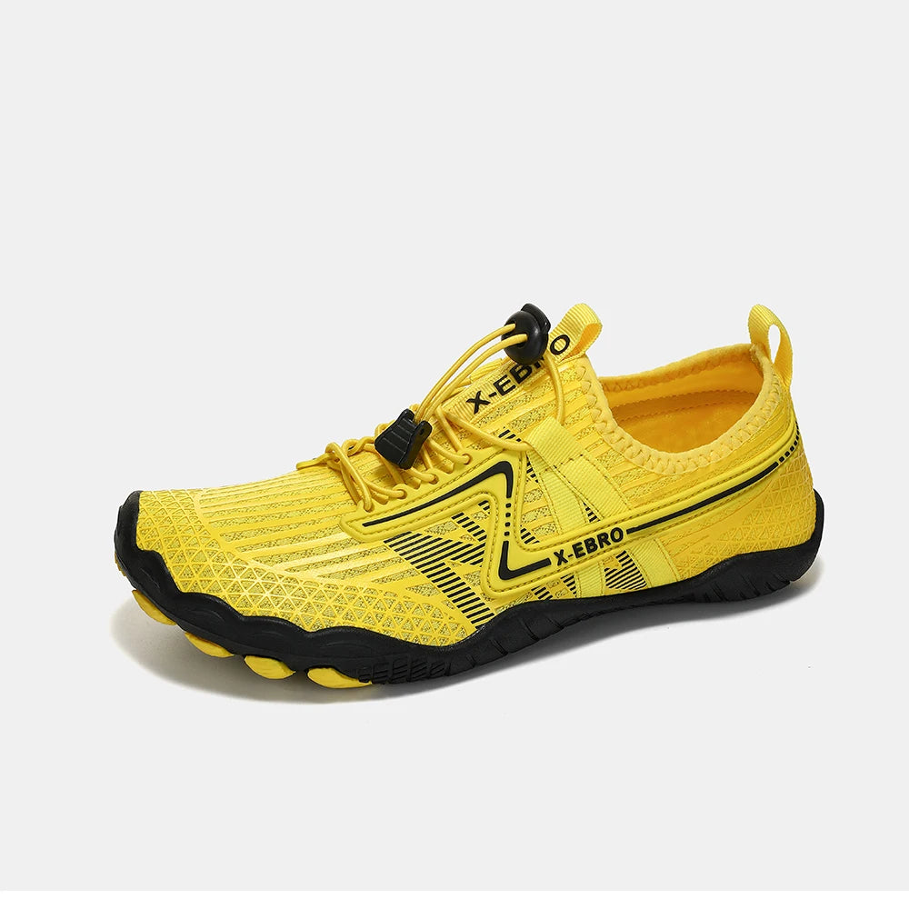 Herren Wasserschuhe Schwarz Aquaschuhe rutschfeste Sohle schnell trocknend Outdoor Schuhe