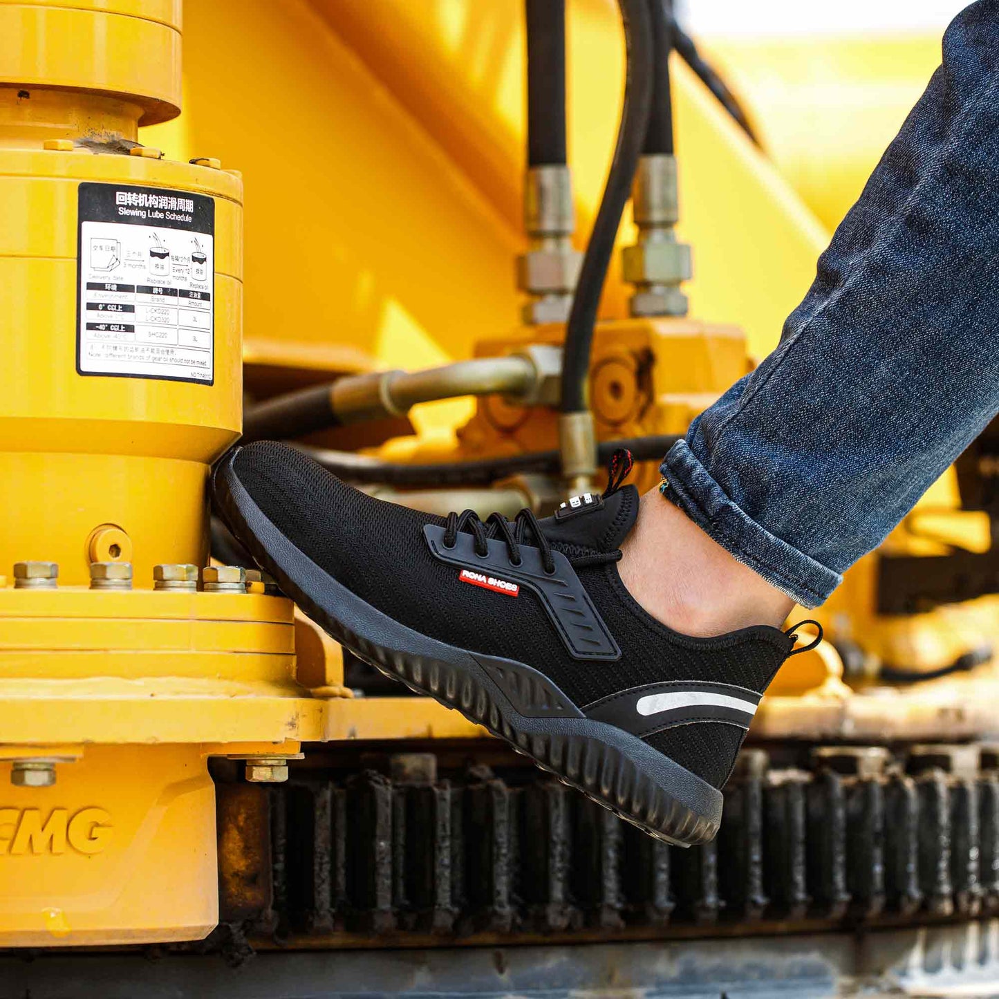 Sicherheitsstiefel Herren Stahlkappe Kevlar Durchtrittschutz Wasserdicht Leicht Rutschfest Arbeitsschuhe