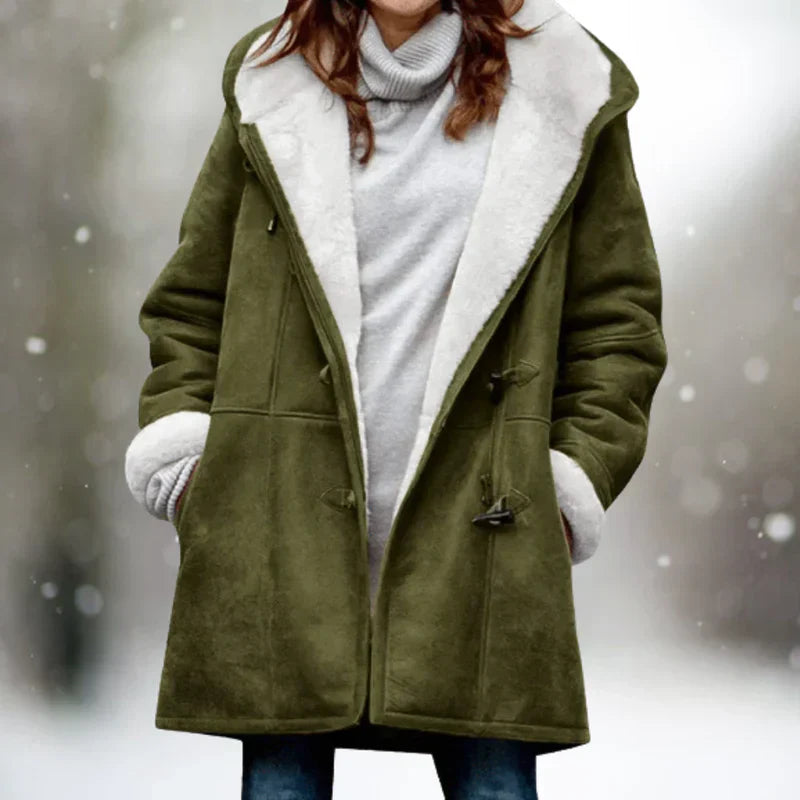 Adelaida Warmer Und Stilvoller Fleece Mantel