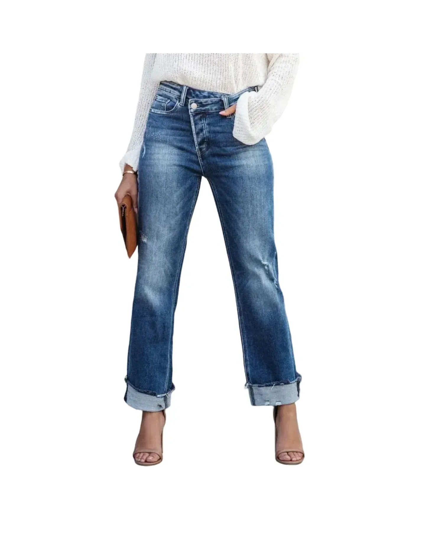 WILHELM | Damen Jeans mit klarem Schnitt und weichem Stoff für Arbeit & Freizeit