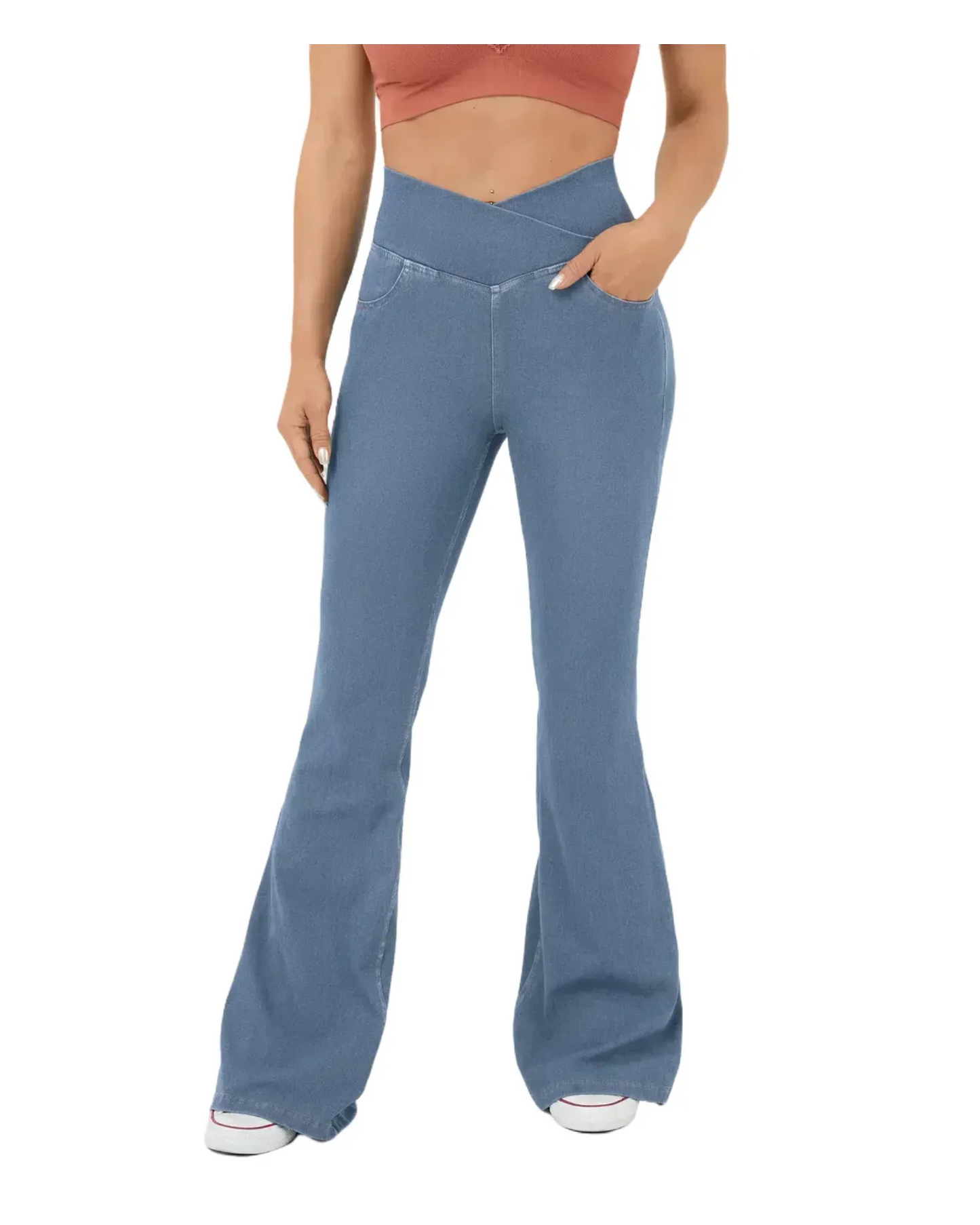 WILHELM | Damen Jeans mit ausgestelltem Bein und bequemem Sitz