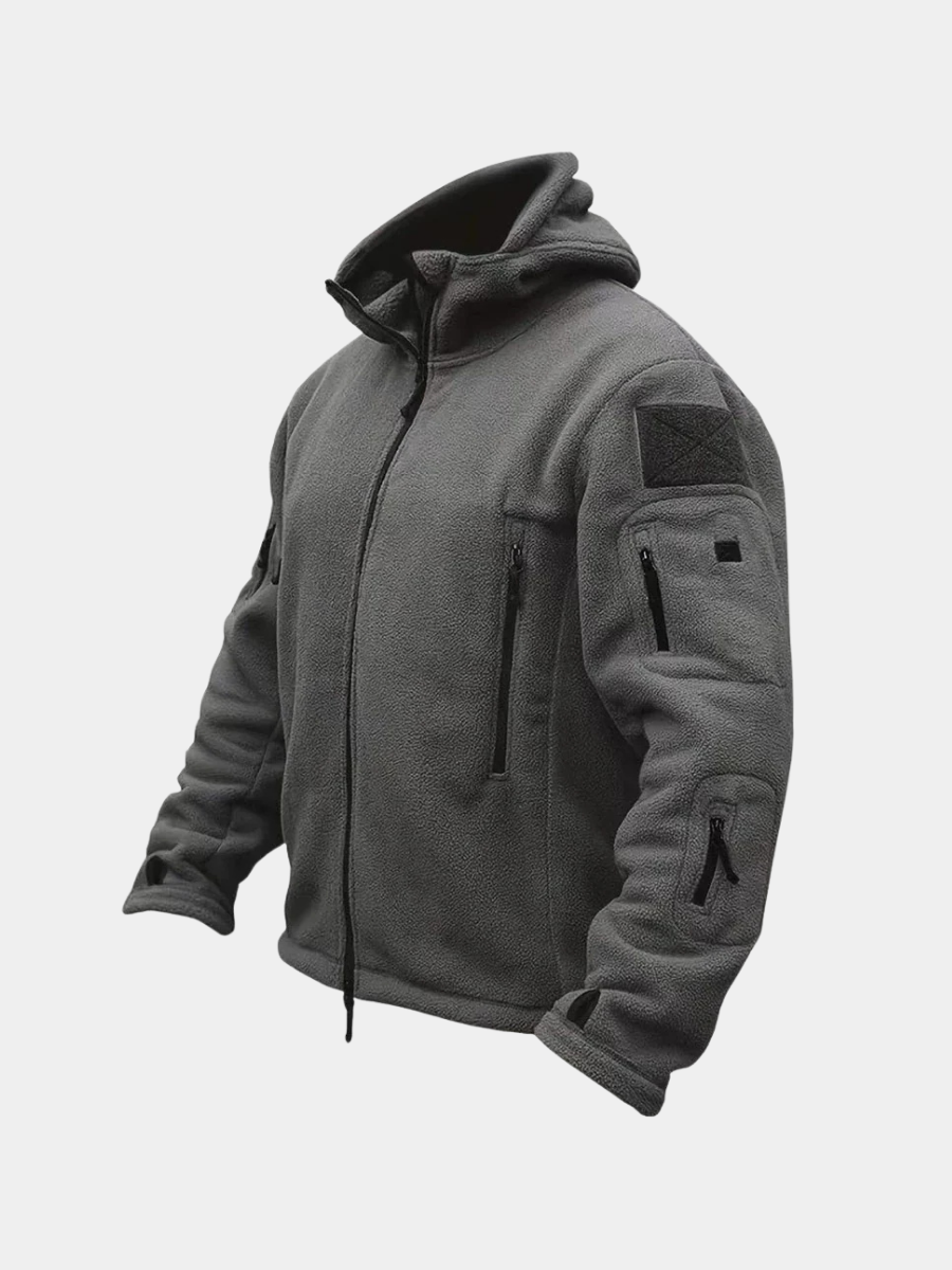 Damen Kapuzenjacke Reißverschluss, mehrere Taschen, strukturierte Passform, bequem