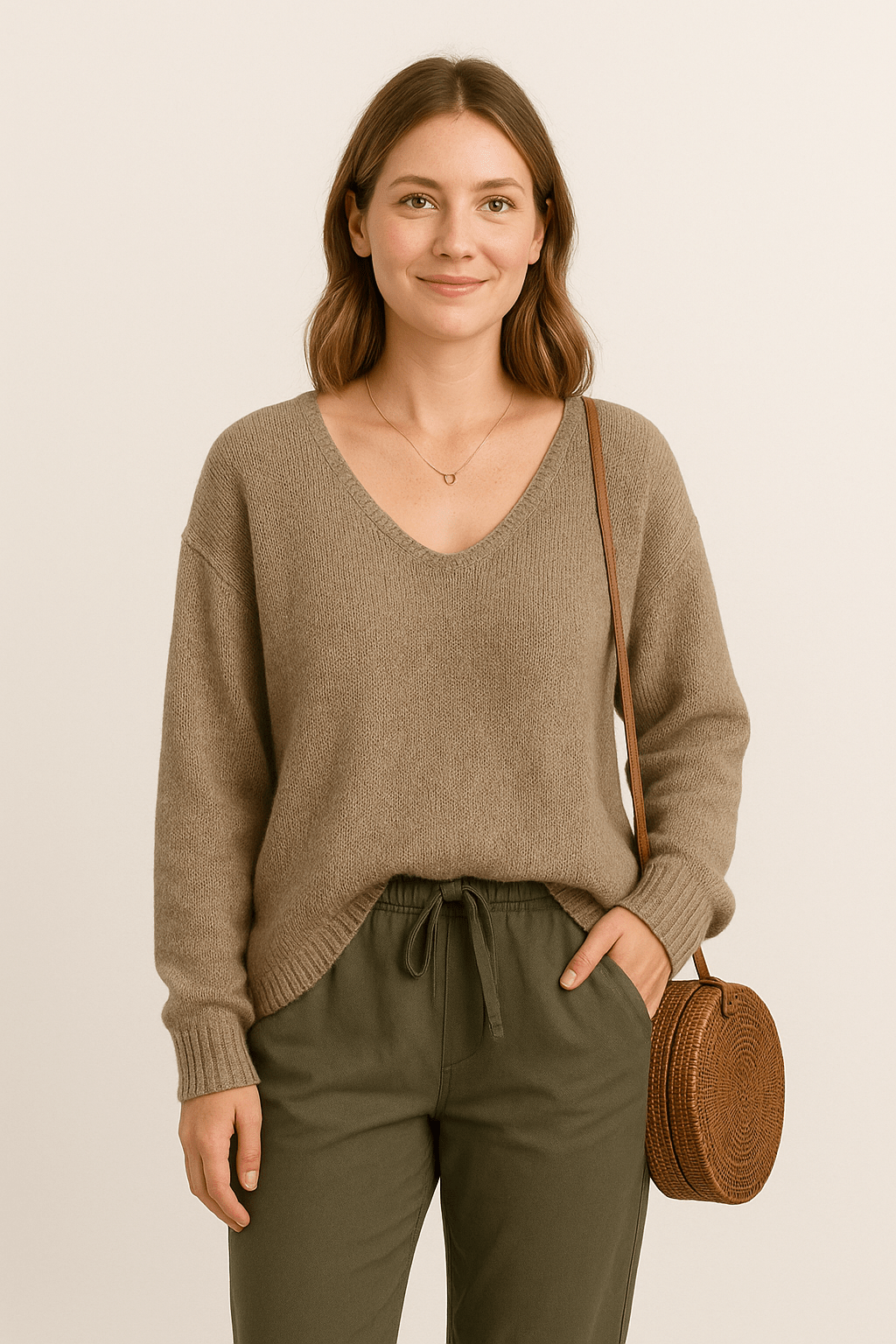 WILHELM | Damen Lockerer Strickpullover mit elegantem Schnitt