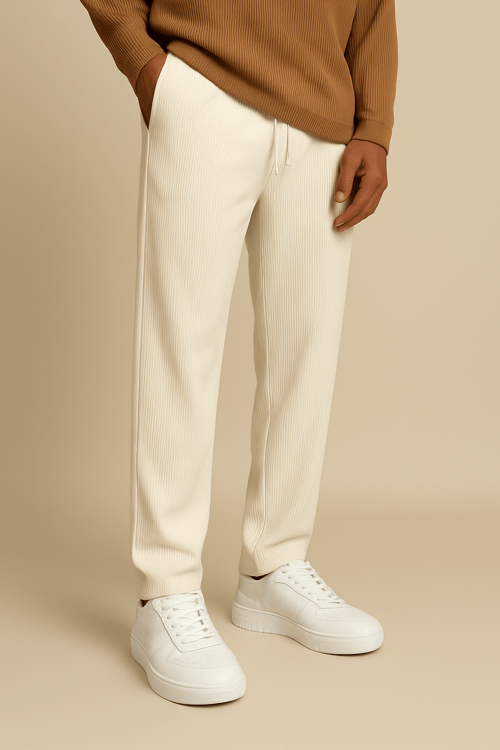 WILHELM | Herren Sommer Cordhose mit weitem Schnitt