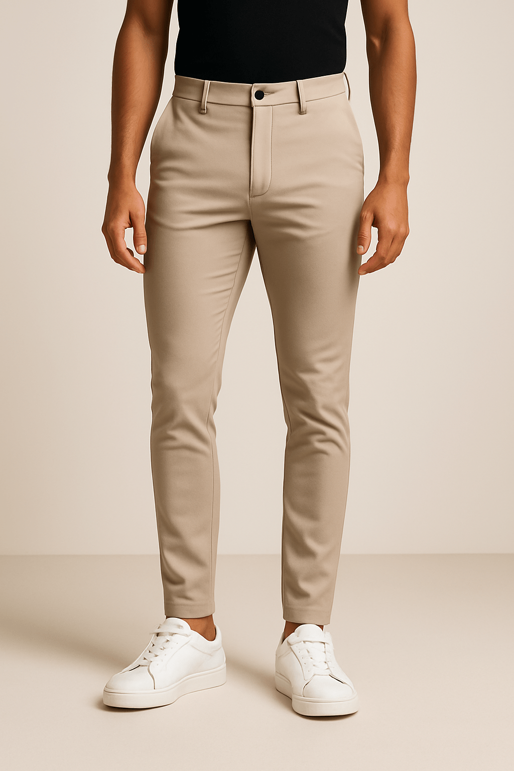 WILHELM | Herren Hose John Slim Fit mit klarer Linie für Alltag und Büro