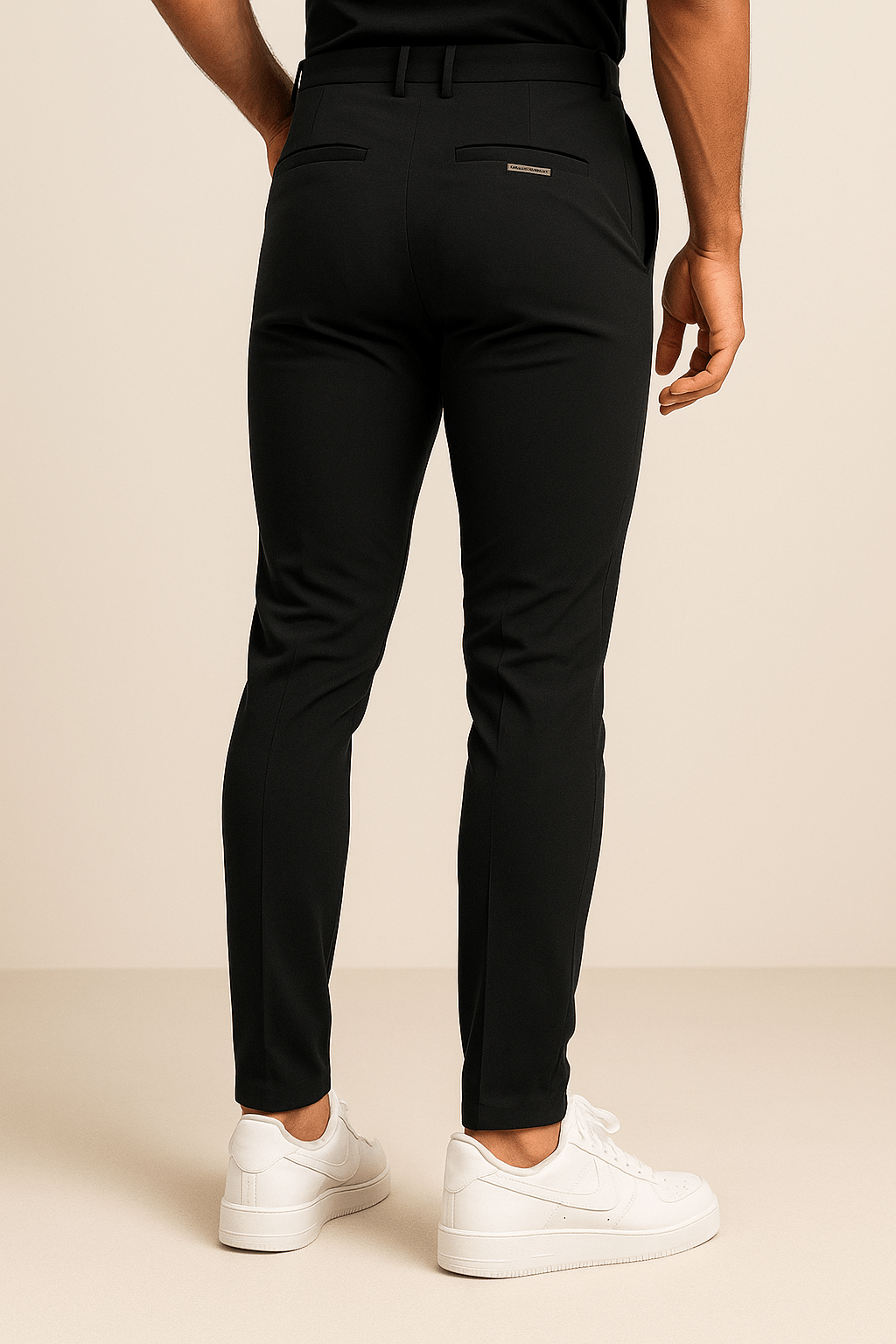 WILHELM | Herren Hose John Slim Fit mit klarer Linie für Alltag und Büro