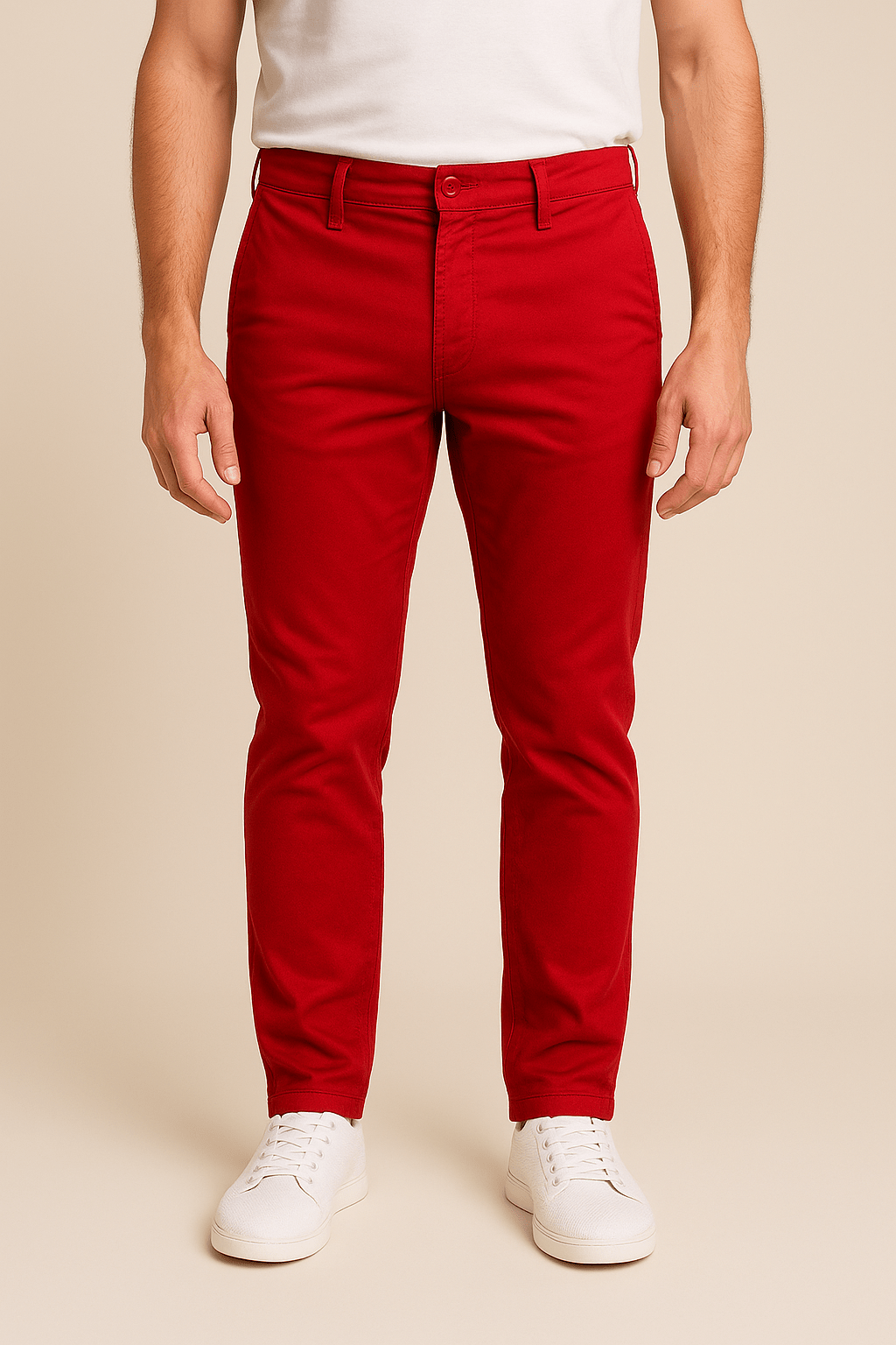 WILHELM | Herren Hose Luke Slim Straight mit klarem Schnitt und bequemer Passform