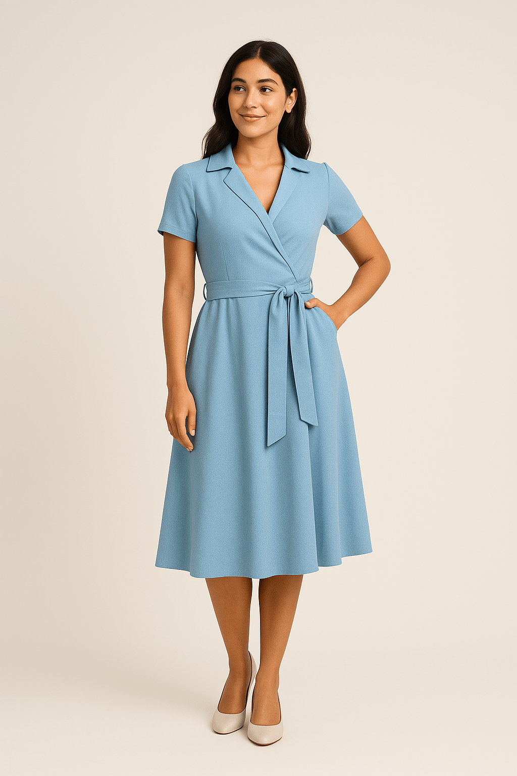 WILHELM | Damen Schulterfreies A-Linien Kleid für besondere Anlässe lugtig & leicht