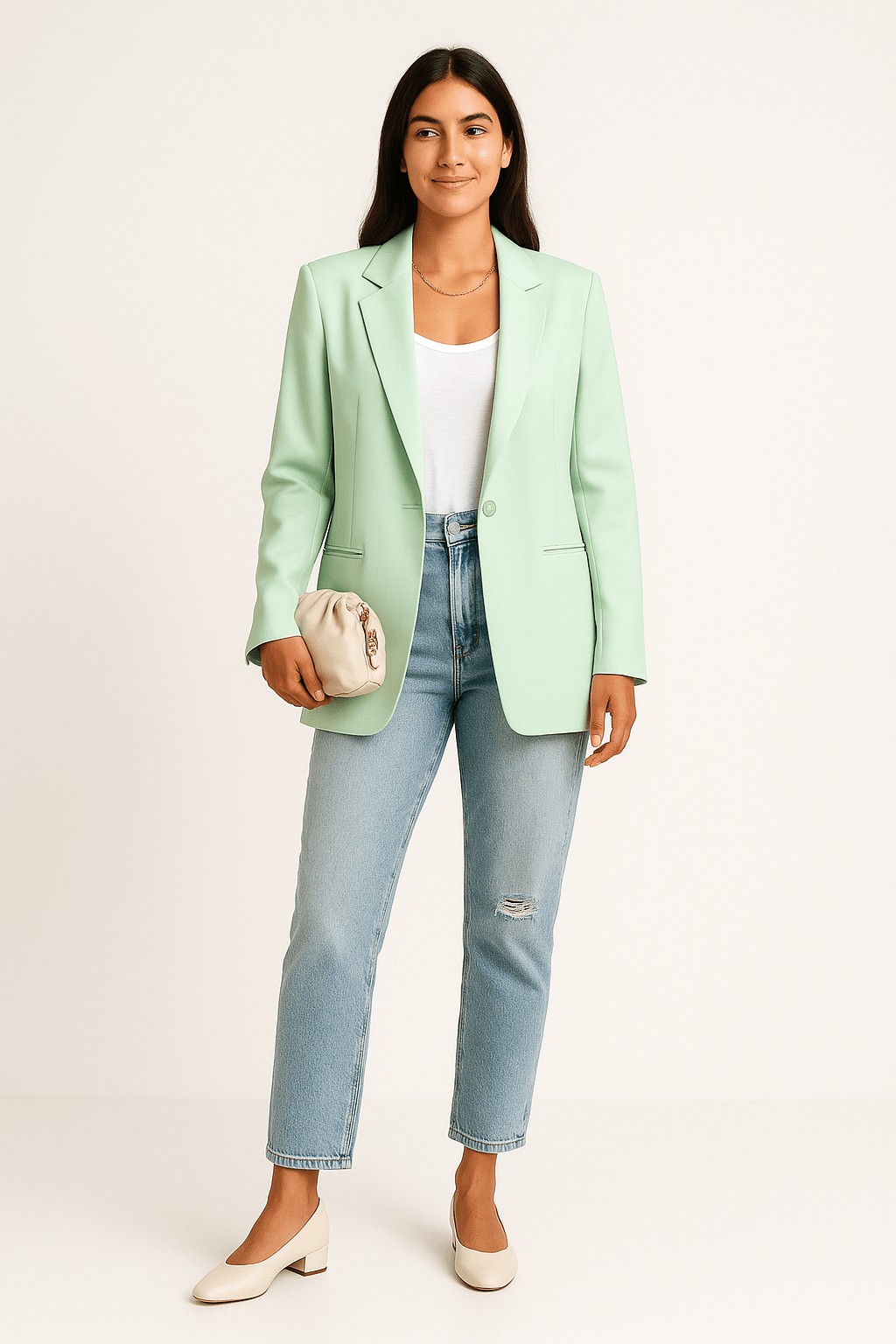 WILHELM | Damen Büro Blazer oversized mit klarer Silhouette