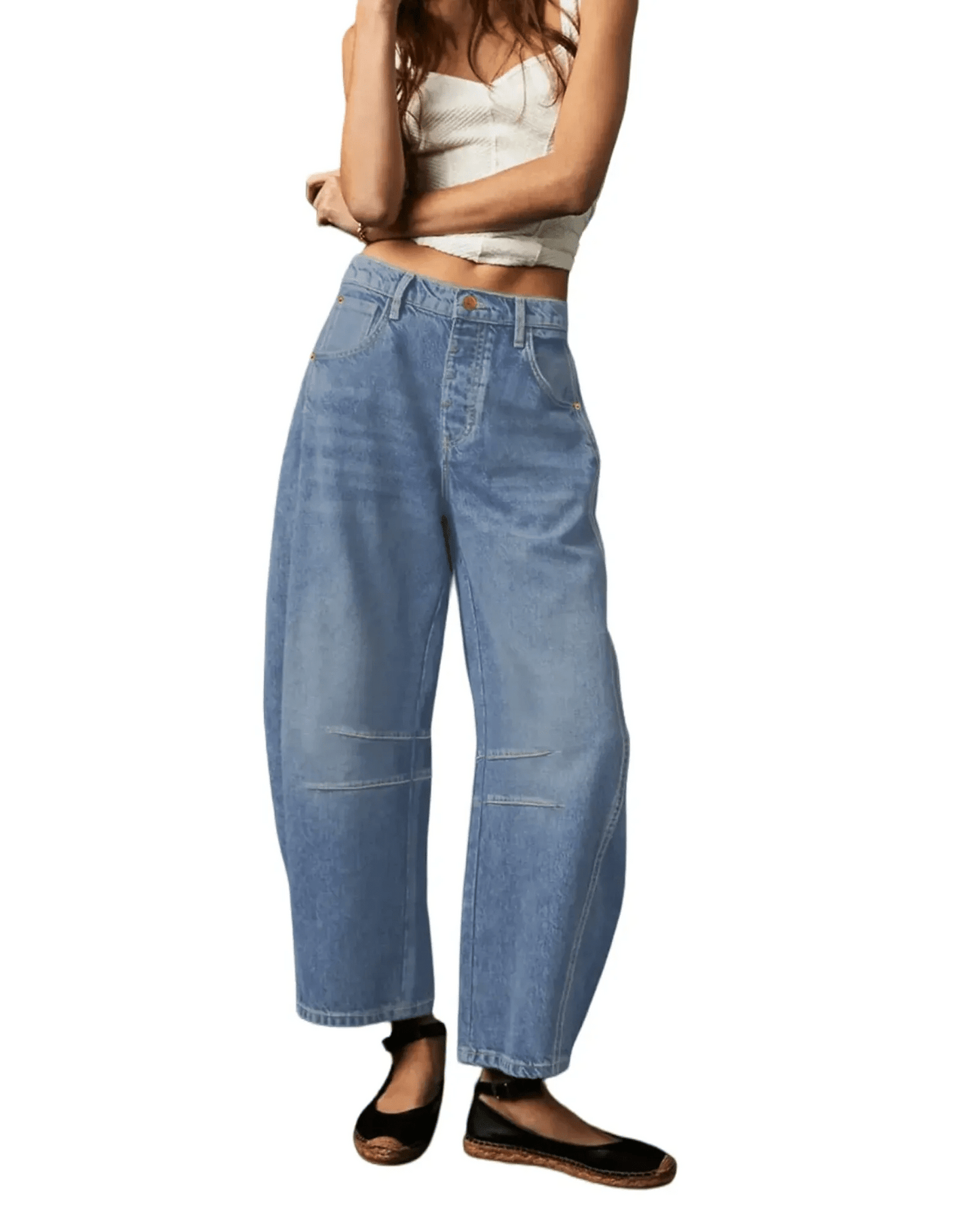 WILHELM | Damen Jeans mit lockerer Passform und atmungsaktivem Stoff für Sommer & Freizeit