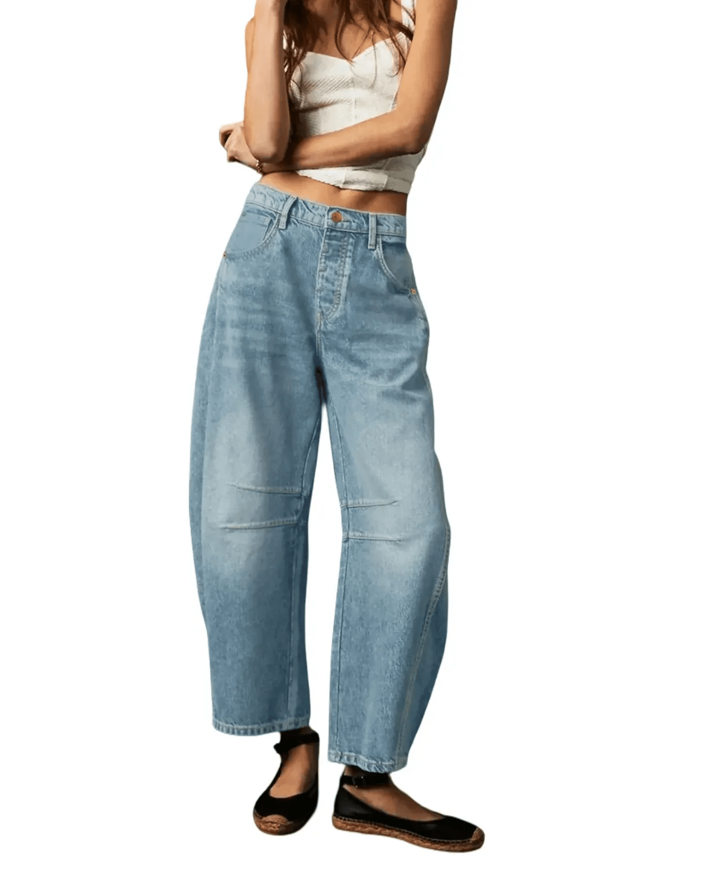 WILHELM | Damen Jeans mit lockerer Passform und atmungsaktivem Stoff für Sommer & Freizeit