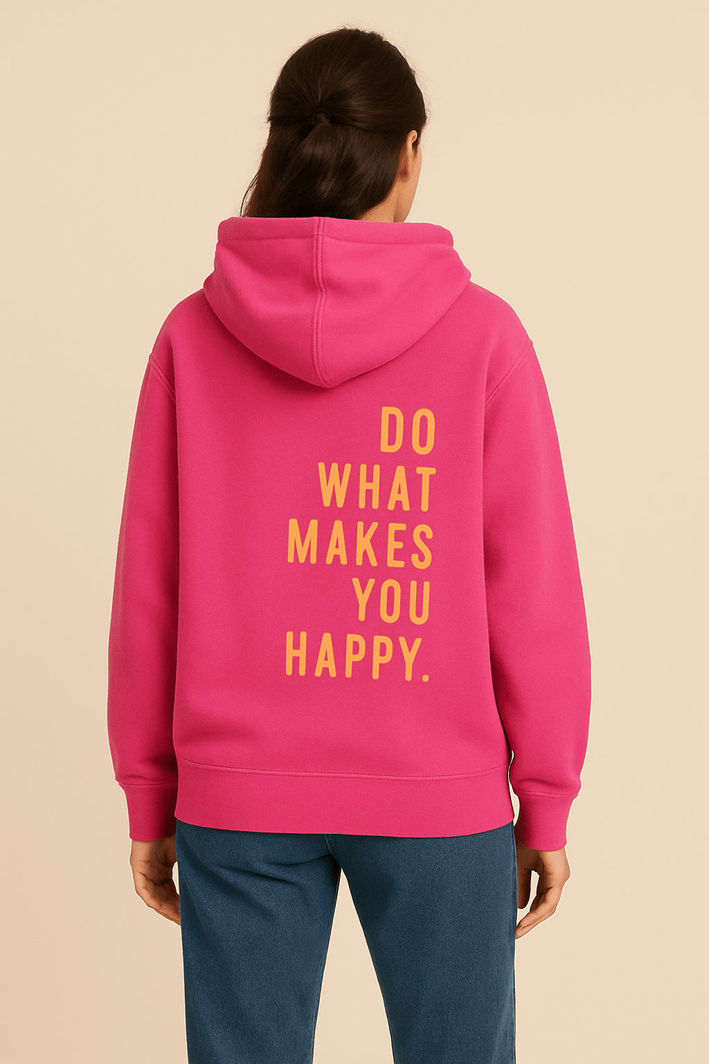 WILHELM | Damen Kapuzenpullover mit Schriftzug für die Freizeit