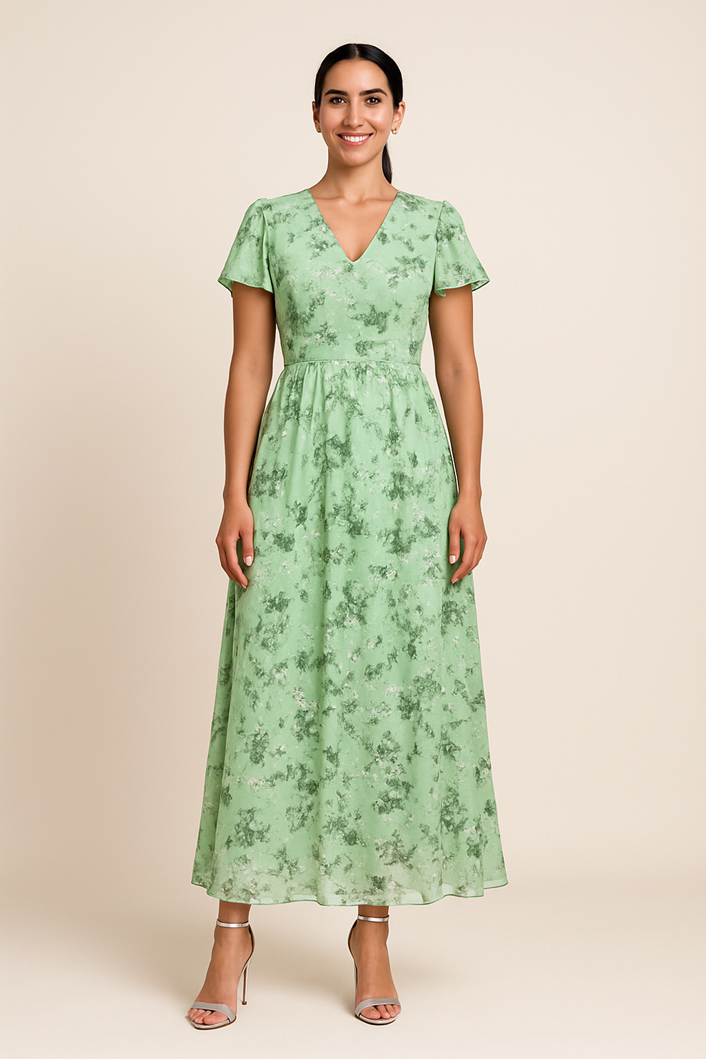 WILHELM | Atmungsaktives Damen Midikleid elegant für Sommer