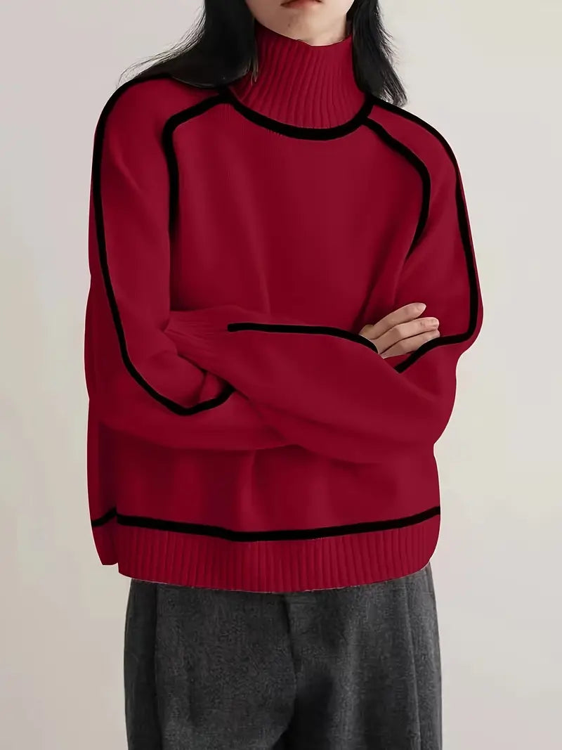 Karina – Eleganter Rollkragenpullover