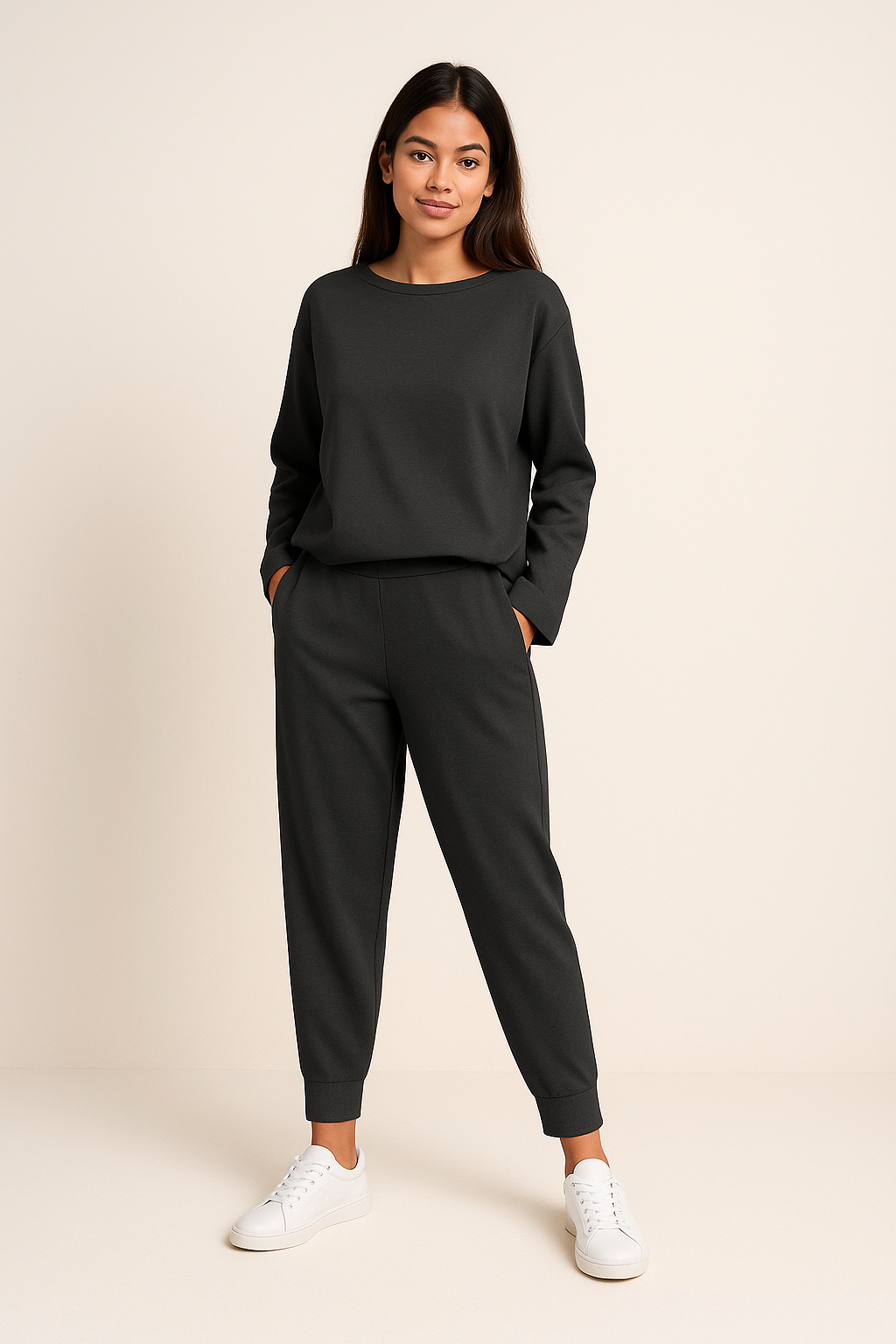 WILHELM | Damen Zweiteiler Luxe schlicht und bequem für Stil & Freizeit