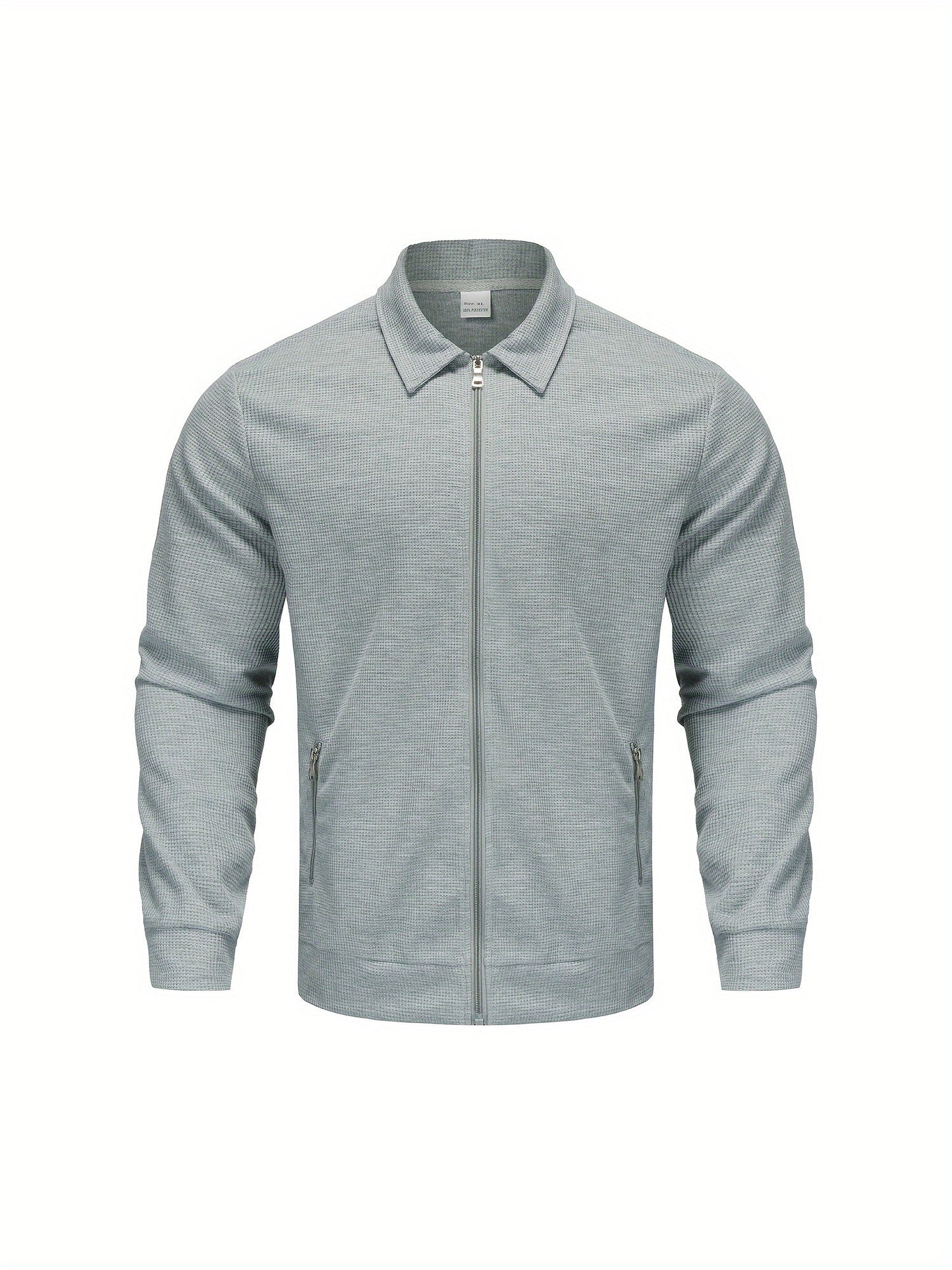 Marvin – Lässige Polyester Jacke Mit Reissverschluss