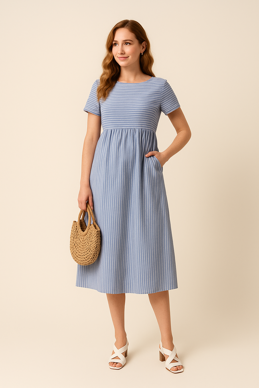 WILHELM | Sommerliches Damen Midikleid