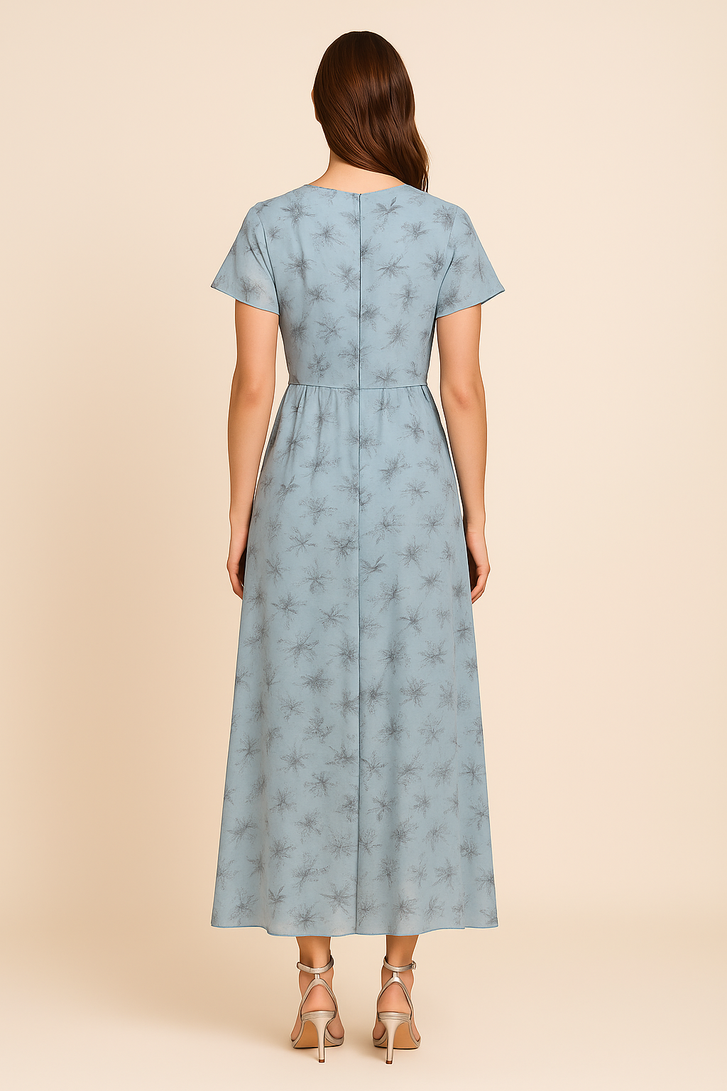WILHELM | Atmungsaktives Damen Midikleid elegant für Sommer