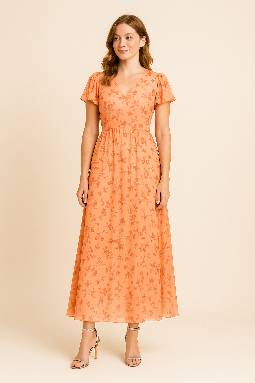 WILHELM | Atmungsaktives Damen Midikleid elegant für Sommer