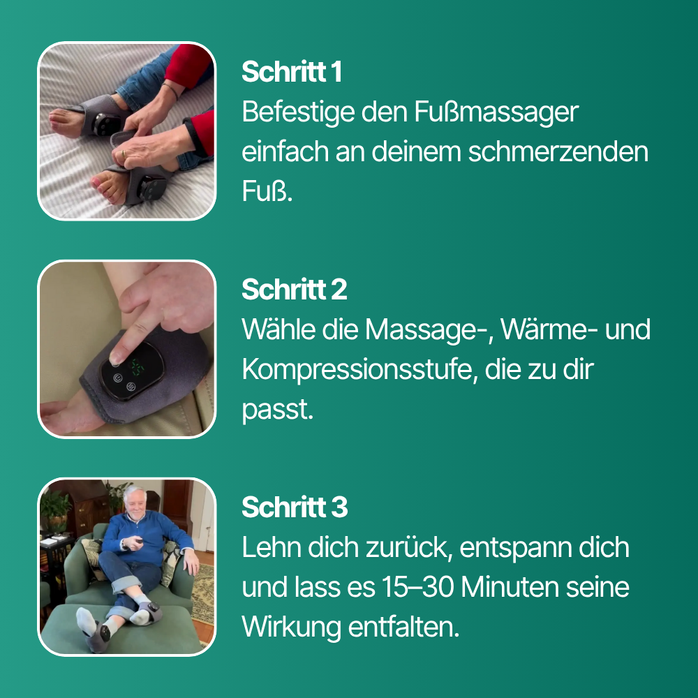 3-in-1 Fussmassagegerät