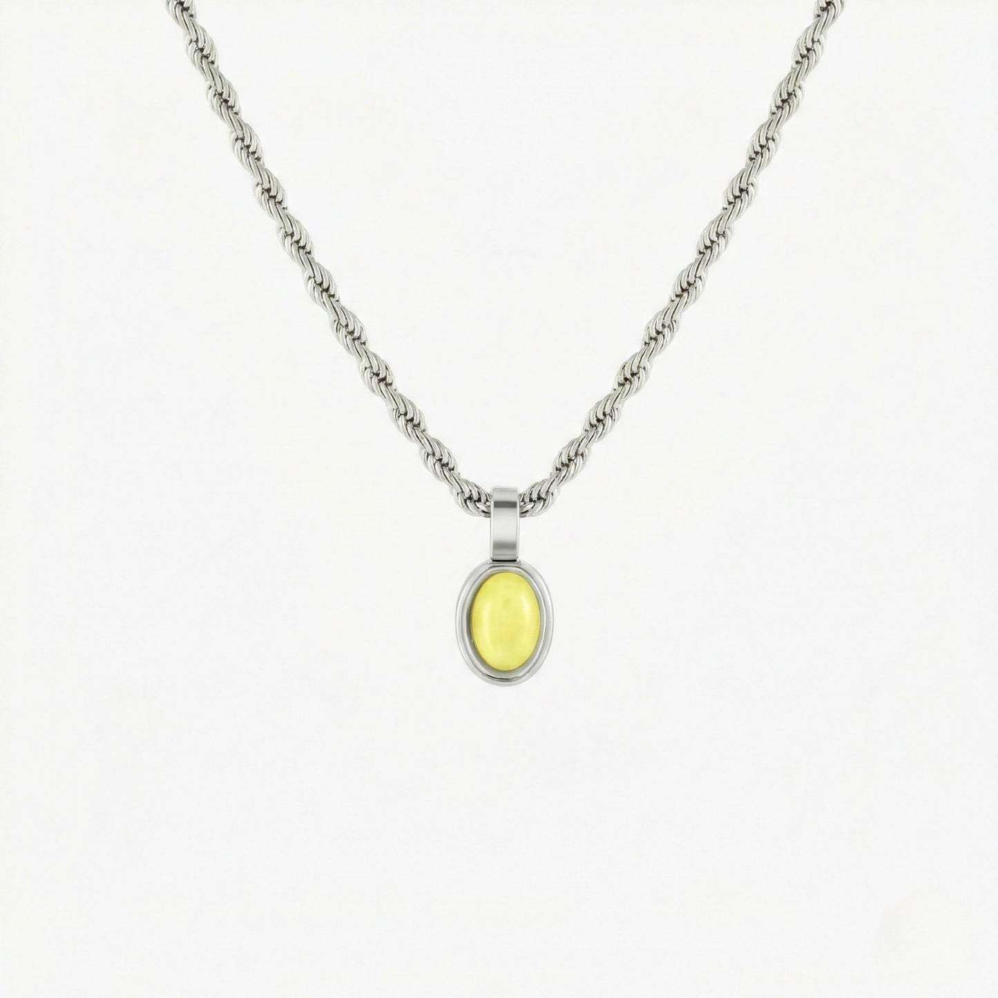 Damen Halskette Gold mit Aventurin Anhänger, grüne Naturstein Kette, verstellbar, wasserfest, hypoallergen