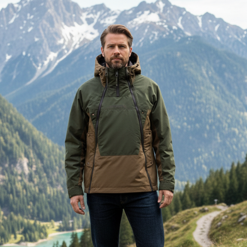 Herren Allwetterjacke Regular Fit Atmungsaktiv Übergangsjacke Elegant Freizeit Business