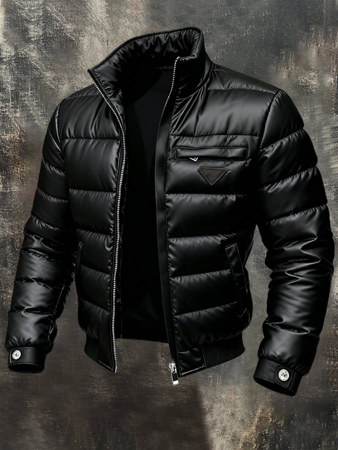 Herren Steppjacke im Vintage Look und leicht warmer, bequemer Regular Fit Everyday